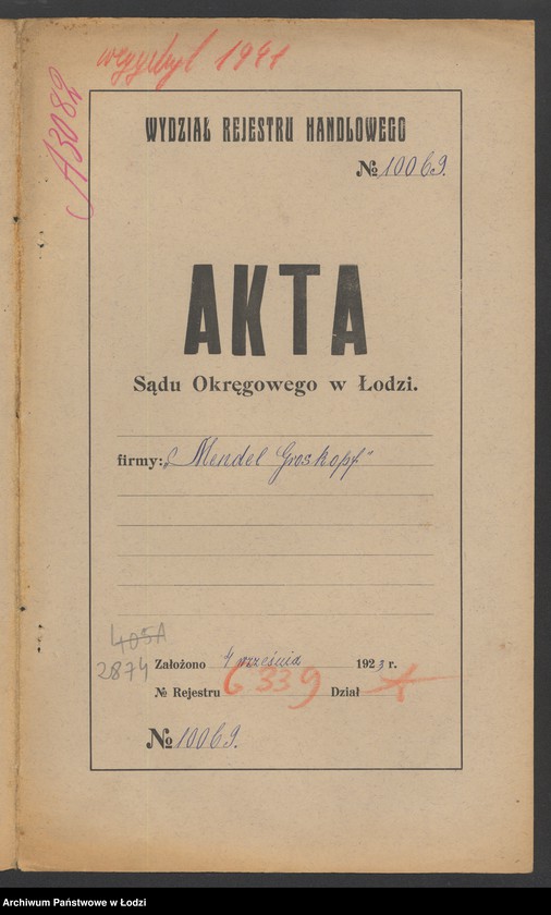 Obraz 2 z jednostki "Mendel Groskopf- sprzedaż manufaktury"