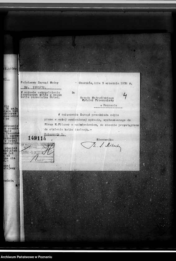 Obraz 8 z jednostki "Statek "Noteć" w Czarnkowie zainstalowanie nowego kotła"