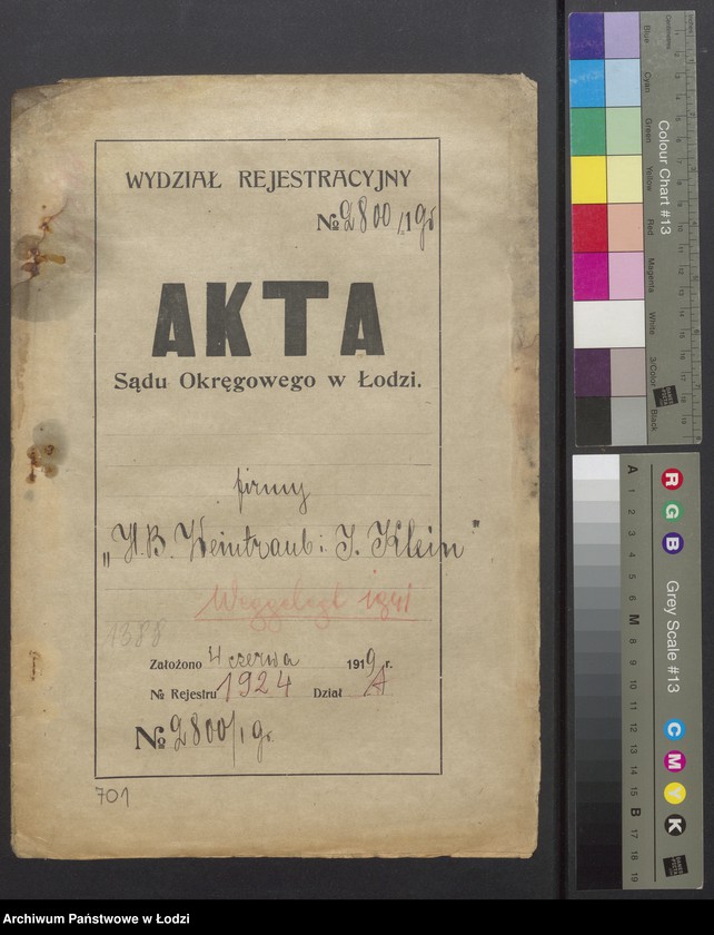 Obraz 2 z jednostki "Hersz Ber Weintraub, Icek Klein- sprzedaż i kupno skór"