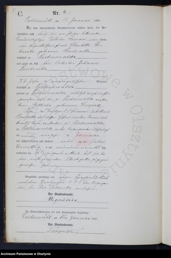 image.from.unit.number "Sterbe-Neben-Register Nr 1 - 98"