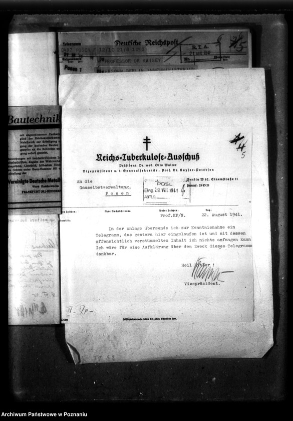 Obraz 9 z jednostki "Absonderung von Tbc-Kranken [Polen]."