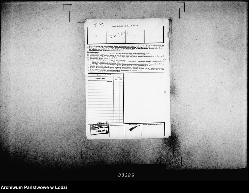 Obraz 18 z jednostki "Frachtbriefe [doppel einige Ausgang] vom 801-1300. [Wtórniki listów przewozowych]"