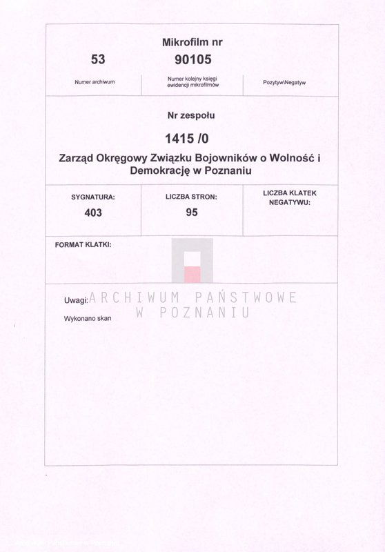 Obraz 2 z jednostki "Życiorysy powstańców wielkopolskich: D - tom l /Dajerling Feliks - Dłużak Jan/."