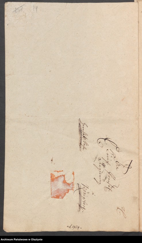 image.from.unit.number "In S. [Sachen] des Prediger Floeß in Schwentainen [Świętajno]. Wegen der Statt der vormahligen Haber„Calende von den Knechten in der neuen Gesinde Ordnung festgesetzten jezo aber von denen als Knechte bey ihren Eltern dienen, den Sohnen in Dorffe Dutcken [Dudki] verweigerten kleinen jährlichen Geld Abgabe"