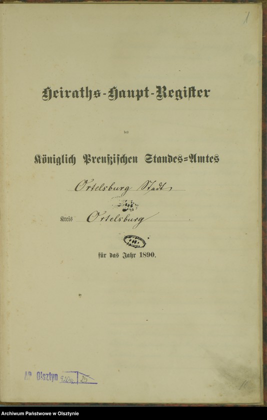 image.from.unit.number "Heiraths-Haupt-Register Nr 1 - 16"