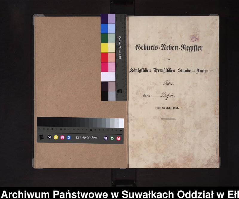 image.from.unit.number "Geburts-Neben-Register des Königlichen Preussischen Standes-Amtes Orlen Kreis Loetzen"