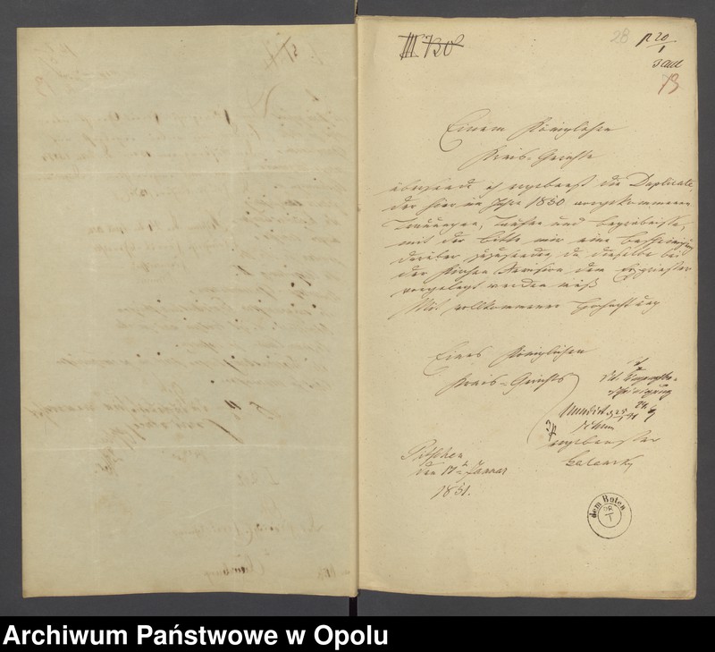 image.from.unit.number "Die Duplikate der Kirchenbücher von Pitschen evgl. [evangelisch] 1849-1861 kath. [katholisch] 1850-1861"