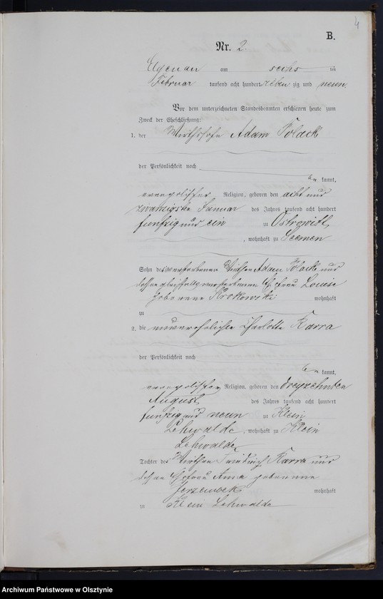 image.from.unit.number "Heiraths-Neben-Register Nr 1 - 27"