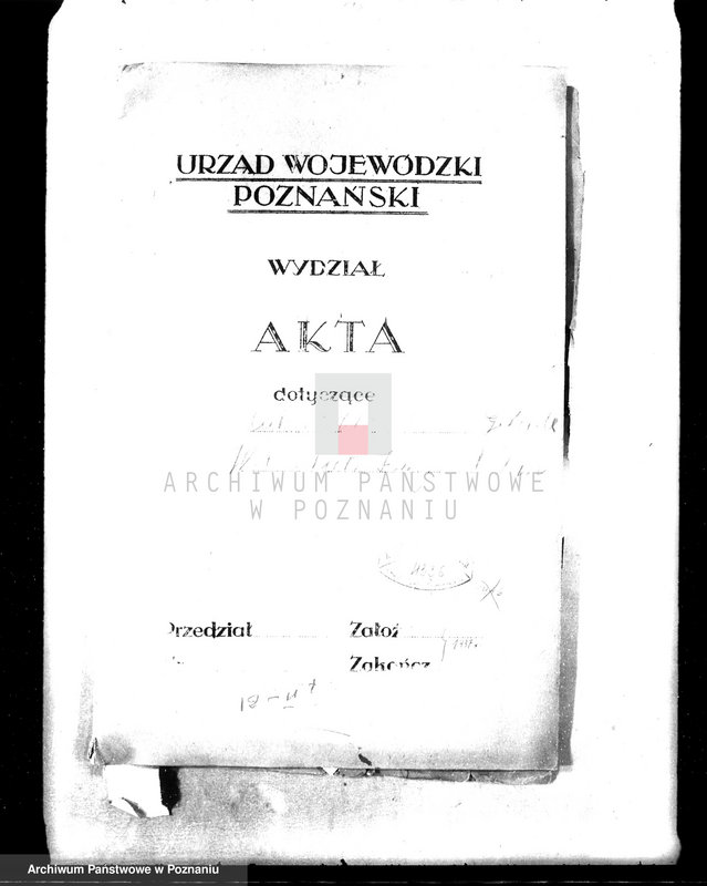 Obraz 4 z jednostki "Zatwierdzenie projektu urządzenia zakładu przemysłowego /cukrowni/ w Witaszycach pow. jarociński"