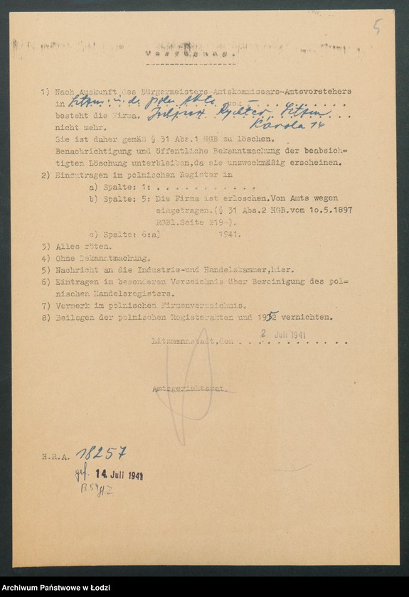 Obraz 7 z jednostki "Juliusz Rychter – sklep spożywczy"