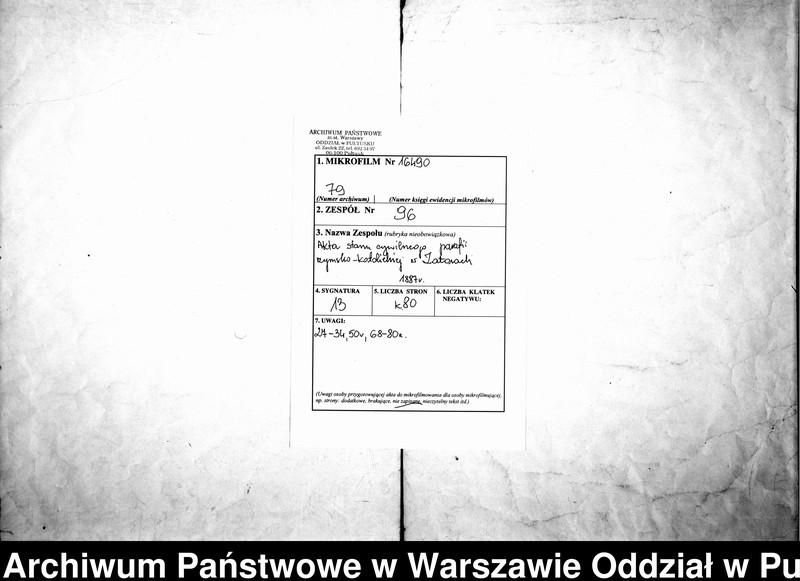 image.from.unit.number "Akta urodzeń, małżeństw i zgonów"