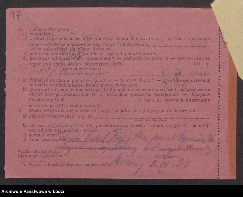 Obraz 19 z jednostki "Judel Fisz, Fajtel Berman- Judel Fisz i S-ka- wyrób i sprzedaż manufaktury"