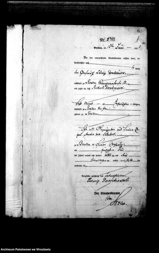 image.from.unit.number "Sterbe-Haupt-Register Breslau I 1885 Band 7"