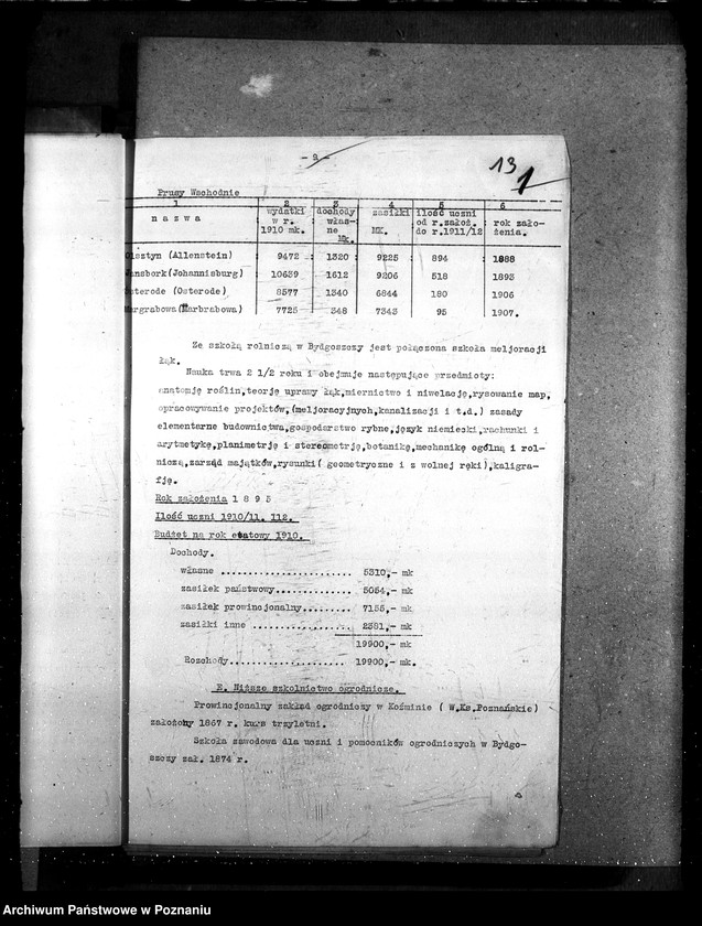 Obraz 17 z jednostki "Sprawy ogólno - administracyjne Szkoły Rolnicze"