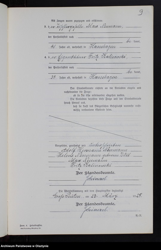 image.from.unit.number "Heiraths-Neben-Register Nr 1 - 18 [ Księga małżeństw - wtóropis ]"