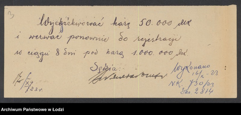 Obraz 5 z jednostki "Najman Nachman- sklep spożywczy i handel zbożem i mąką"