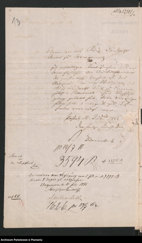 Obraz 17 z jednostki "A. betr. die Familie von Chełmicki"