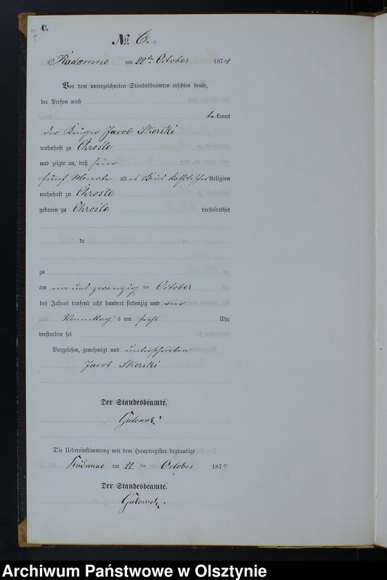 image.from.unit.number "Sterbe-Neben-Register Nr 1 - 19"