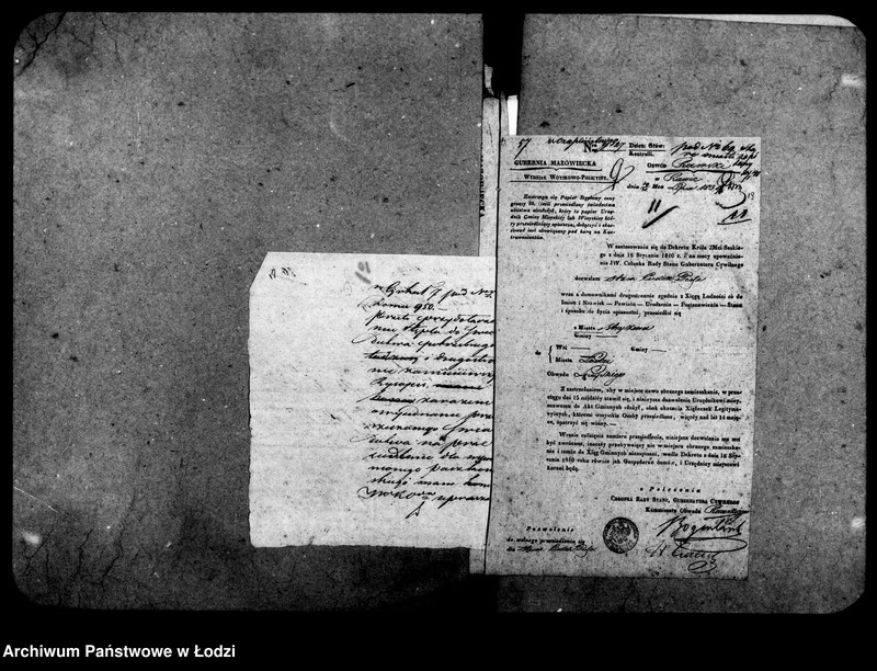 Obraz 17 z jednostki "Akta tyczące się przesiedleń"