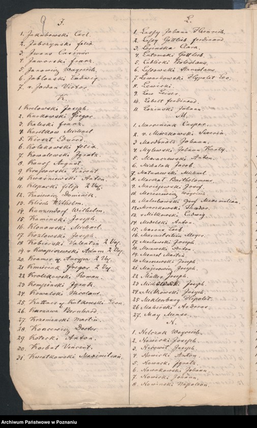 Obraz 14 z jednostki "A. betr. die Komplettierung der Personal-Akten der polnischen Überläufer mit denen der Landrats-Ämter der Provinz"