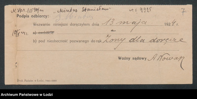 Obraz 9 z jednostki "Stanisław Mintus- sklep rzeźniczy"