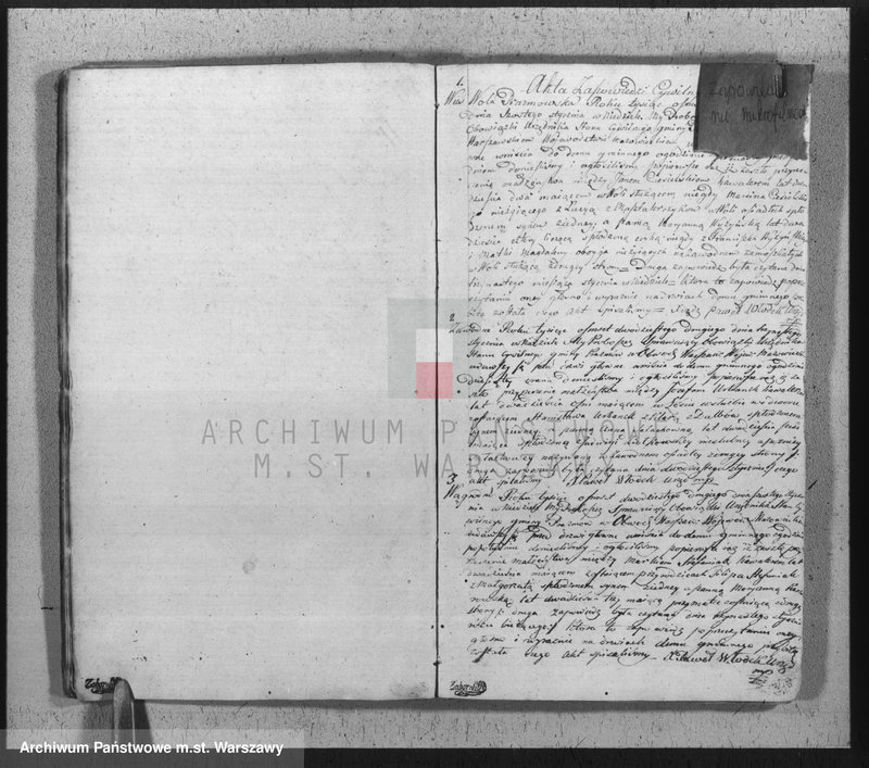 Obraz 19 z jednostki "Akta urodzeń, małżeństw, zgonów"