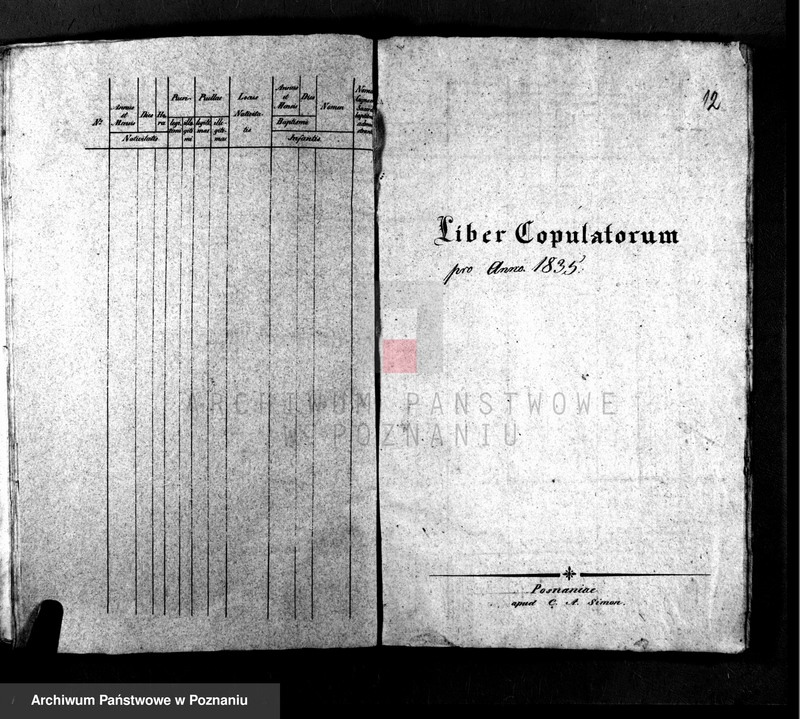 Obraz 8 z jednostki "Liber baptisatorum, copulatorum, mortuorum"