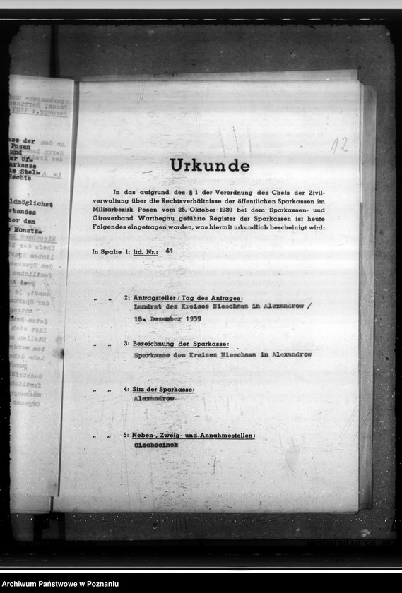 Obraz 16 z jednostki "Kreissparkasse Mogilno, Nieszawa, Szubin, Wongrowitz, Żnin"