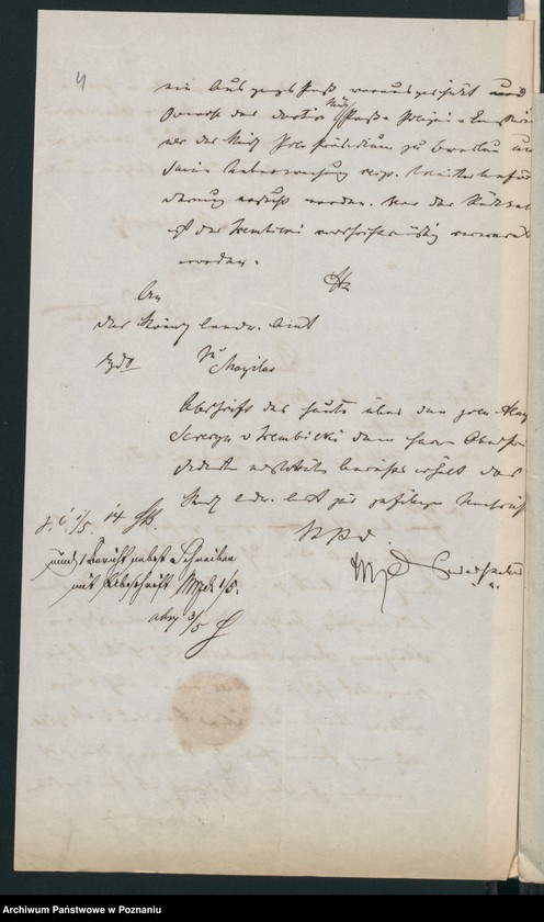 Obraz 8 z jednostki "A. betr. den österreichischen Untertan Seweryn von Trembicki"