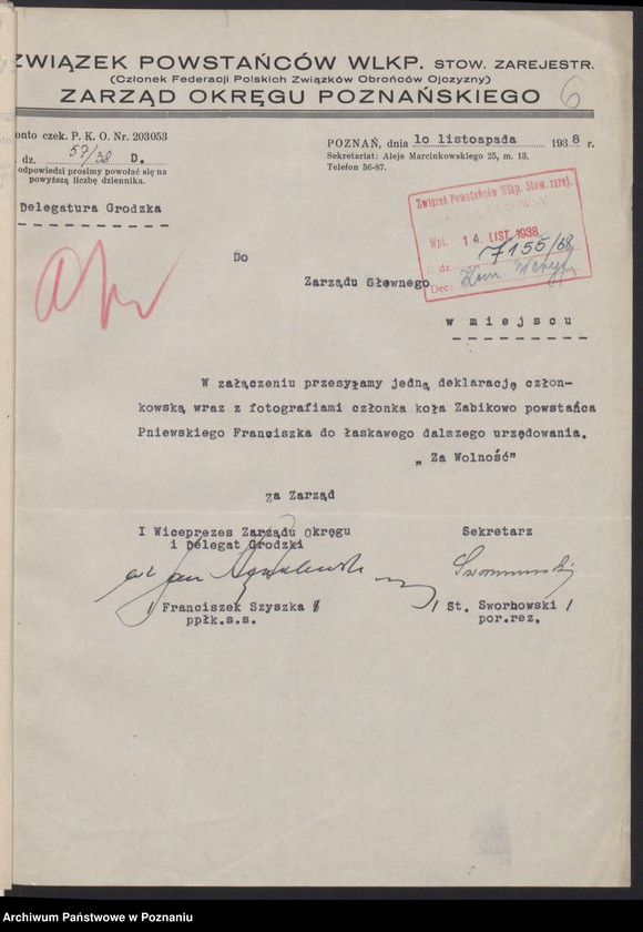 Obraz 9 z jednostki "Żabikowo, powiat Poznań - akta koła."