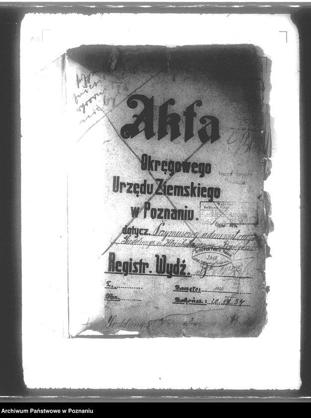 Obraz 4 z jednostki "Przymusowa administracja spółdzielni,,Siedlungs und Kleineaugenossenschaft Bydgoszcz"