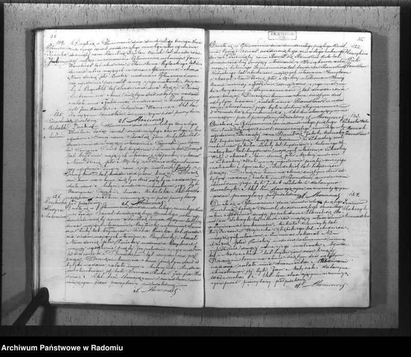 image.from.unit.number "[Duplikat akt urodzeń, małżeństw i zgonów parafii rzym.-kat. Głowaczów 1864 r.]"