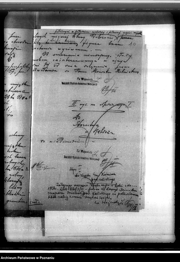 Obraz 14 z jednostki "Sprawa lustracji lasu dóbr Osuchów powiatu kaliskiego oraz sprawa odroczenia terminu zalesienia 3,06 ha gruntów leśnych"