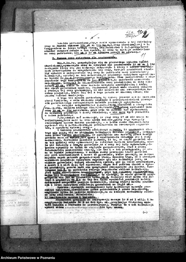 Obraz 15 z jednostki "Sprawy szczegółowo-administracyjne Komitet Gospodarczy protokoły i konferencje"