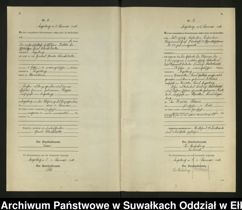 image.from.unit.number "[Sterbe - Register (Neben - Register) Standesamt Angerburg einschl. der Bezirke Gr. Strengeln, Kehlen und Prinowen]"