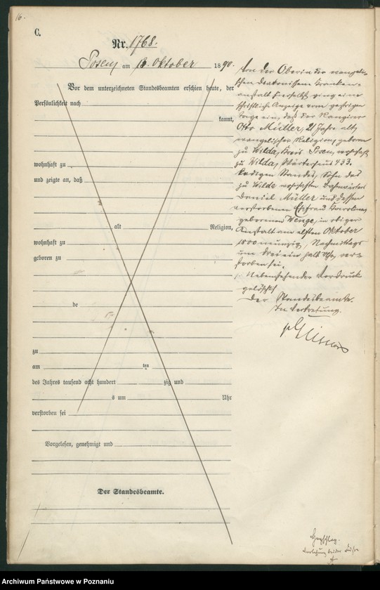 Obraz 19 z jednostki "Księga zgonów t. V"