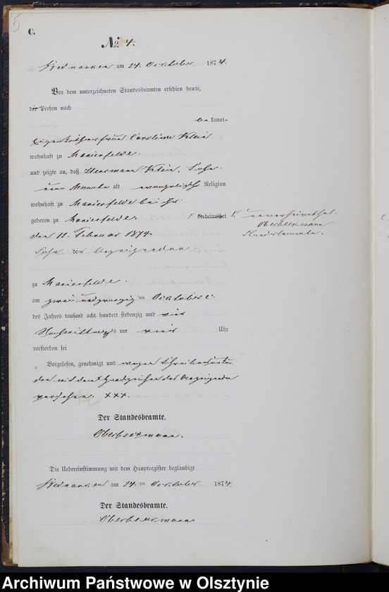 image.from.unit.number "Sterbe-Neben-Register Nr 1 - 28"