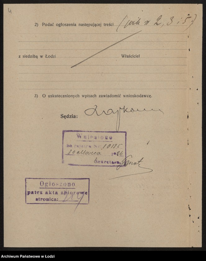 Obraz 6 z jednostki "Icek Wojnsztajn – sprzedaż odpadków wełny"