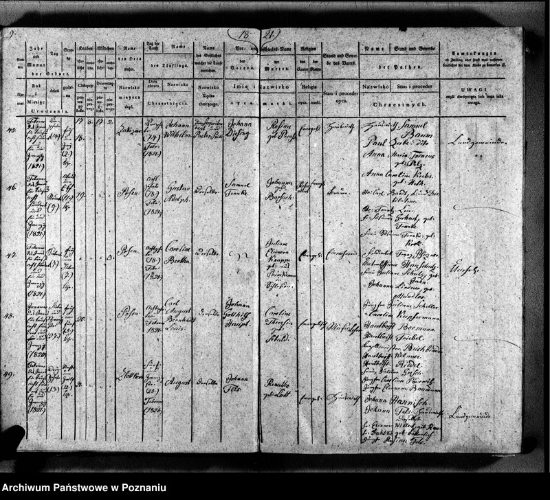 Obraz 12 z jednostki "Duplikat der Getauften, Getrauten, Verstorbenen"