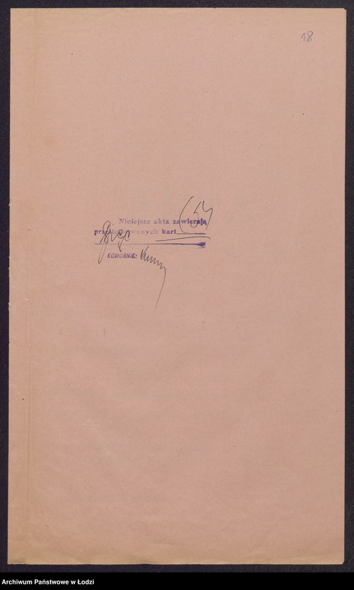 Obraz 20 z jednostki "Mordka Hersz Lipszyc- fabryka wyrobów włókienniczych"