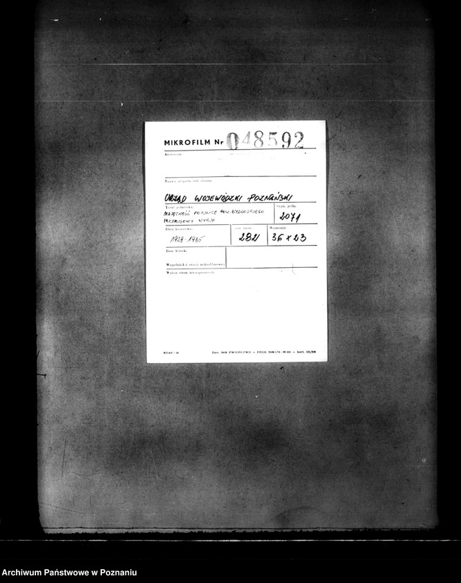 Obraz 2 z jednostki "Majętności Potulice powiatu bydgoskiego przymusowy wykup"