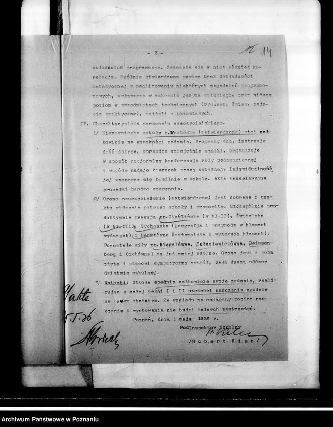 Obraz 17 z jednostki "Prywatna Szkoła Powszechna M. Rozmuskiej pod wezwaniem św. Kazimierza- Poznań"