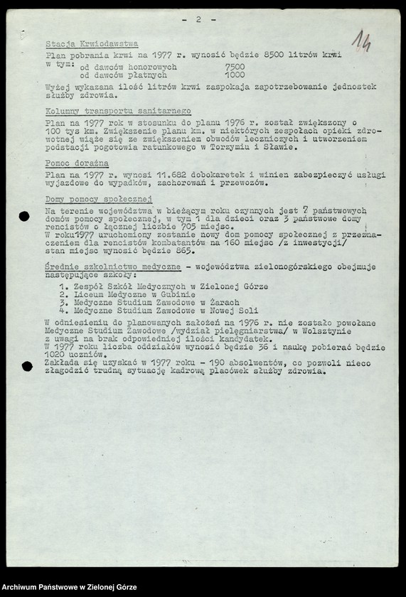 image.from.unit.number "Protokóły z posiedzeń Komisji Zdrowia, Spraw Socjalnych i Ochrony Środowiska Wojewódzkiej Rady Narodowej w Zielonej Górze"