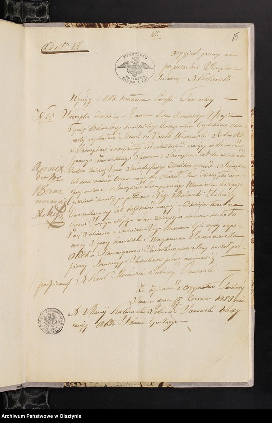 image.from.unit.number "Annexa z Parafij Janowiec w roku 1853"