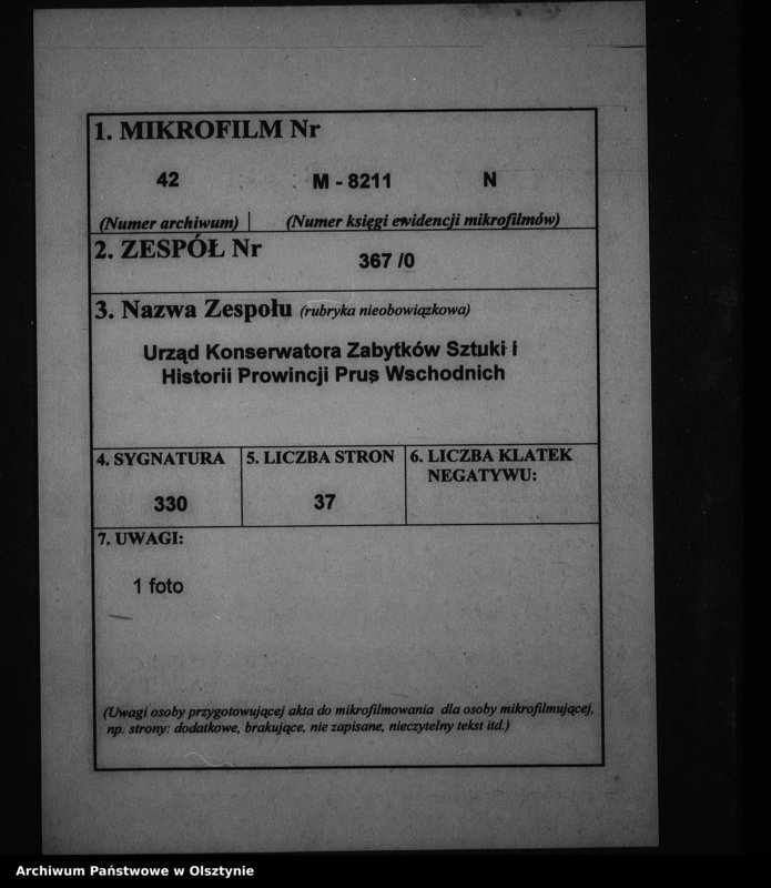 image.from.unit.number "Schmolainen, Torturm und Schloss"