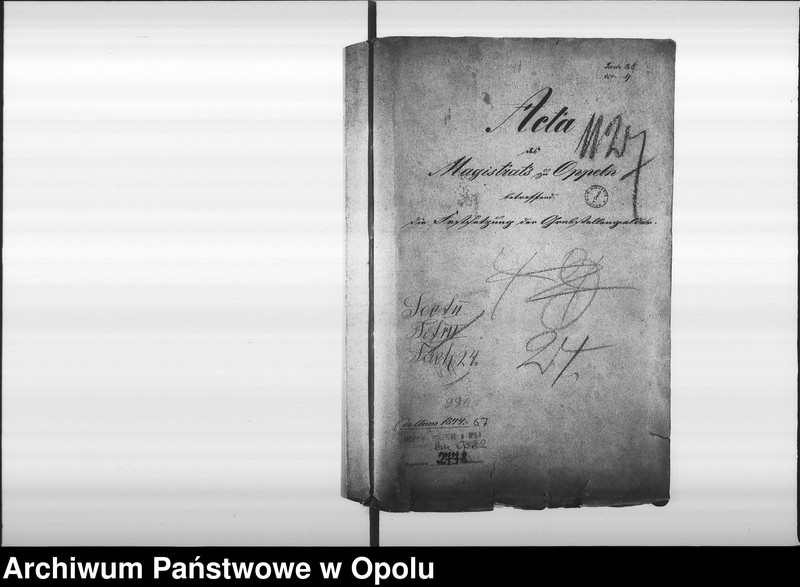 Obraz 4 z jednostki "Acta des Magistrats zu Oppeln betreffend: die Festsetzung der Grabstellengelder de Anno 1844"
