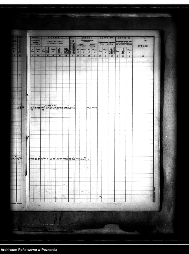 Obraz 11 z jednostki "/Księga kontroli prac parcelacji prywatnej/ powiatu średzkiego/"