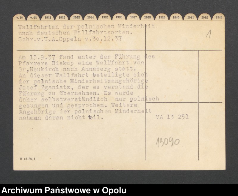 Obraz 3 z jednostki "Wahlfahrten der polnischen Minderheit nach deutschen Wallfahrtsorten"
