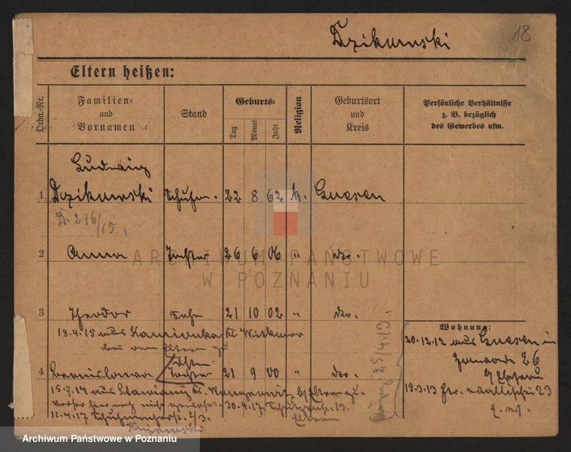 Obraz 20 z jednostki "Dzikowski - Dzyskowska"