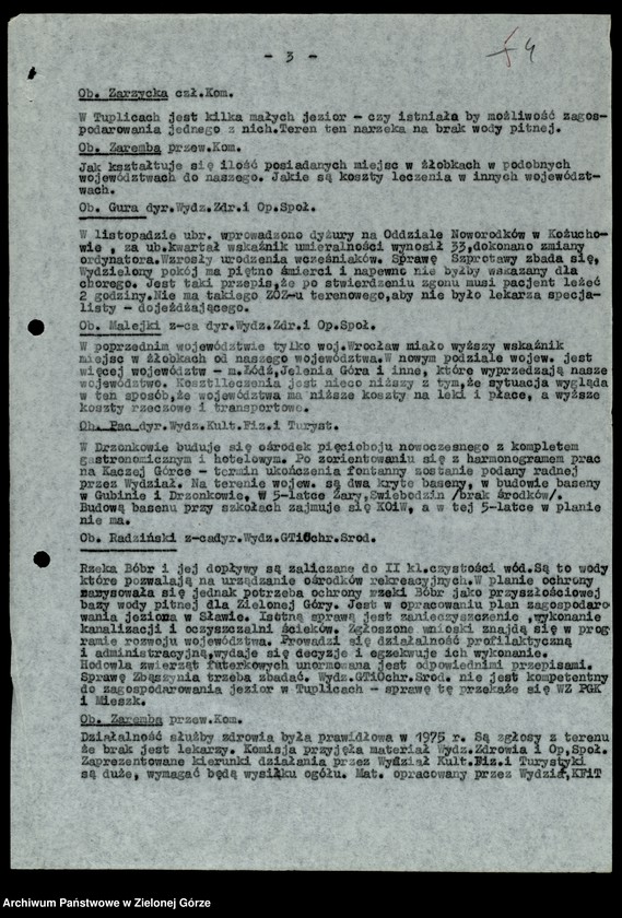 image.from.unit.number "Protokóły z posiedzeń Komisji Zdrowia, Spraw Socjalnych i Ochrony Środowiska Wojewódzkiej Rady Narodowej w Zielonej Górze"